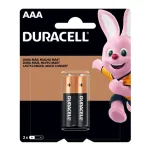 Pilha Duracell Palito AAA Cartela c/2