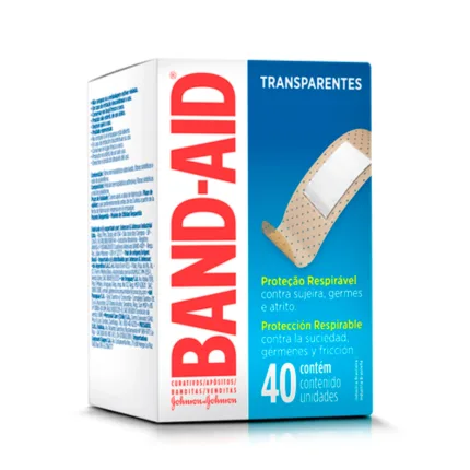 Band-Aid Curativo Transparente c/40
