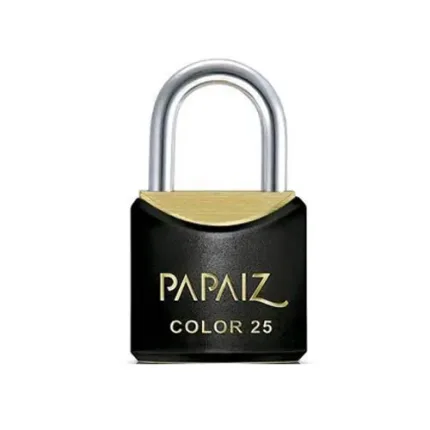 Cadeado Papaiz Color Line Preto 25mm