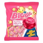 Pirulito Chicle Big Big Tutti Frutti Pacote 600g
