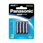 Pilha Panasonic Ultra Hyper Palito AAA Cartela c/4