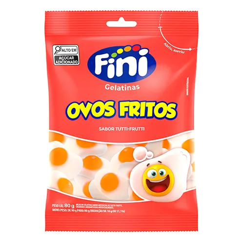 12648-BALA-DE-GELATINA-FINI-OVOS-FRITOS-CAIXA-12-80G Bala de Gelatina Ovos Fritos 80g Caixa c/12 - Imagem 1