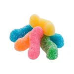 Bala de Gelatina Pocket Minhocas Cítrica 15g Display c/12 - Imagem 2