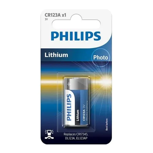 13112-BATERIA-PHILIPS-CR-123-CARTELA-COM-1 Bateria Philips CR 123 - Imagem 1