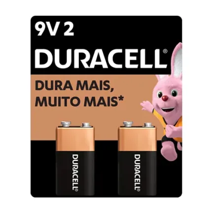 Bateria Duracell 9v Cartela c/2