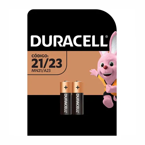 13298-PILHA-DURACELL-12V-MN21-CARTELA-COM-2 Pilha Duracell MN21 12v Cartela c/2 - Imagem 1