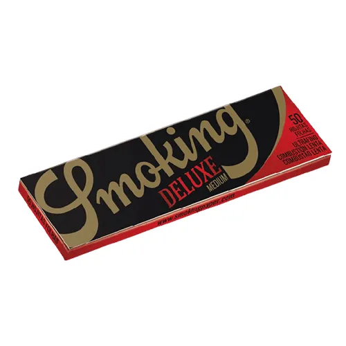 10359-PAPEL-SMOKING-PEQUENO-DE-LUXE Papel de Seda Smoking Pequeno De Luxe Livreto c/50 - Imagem 1