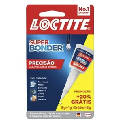 Cola Super Bonder 5g + 20% Grátis